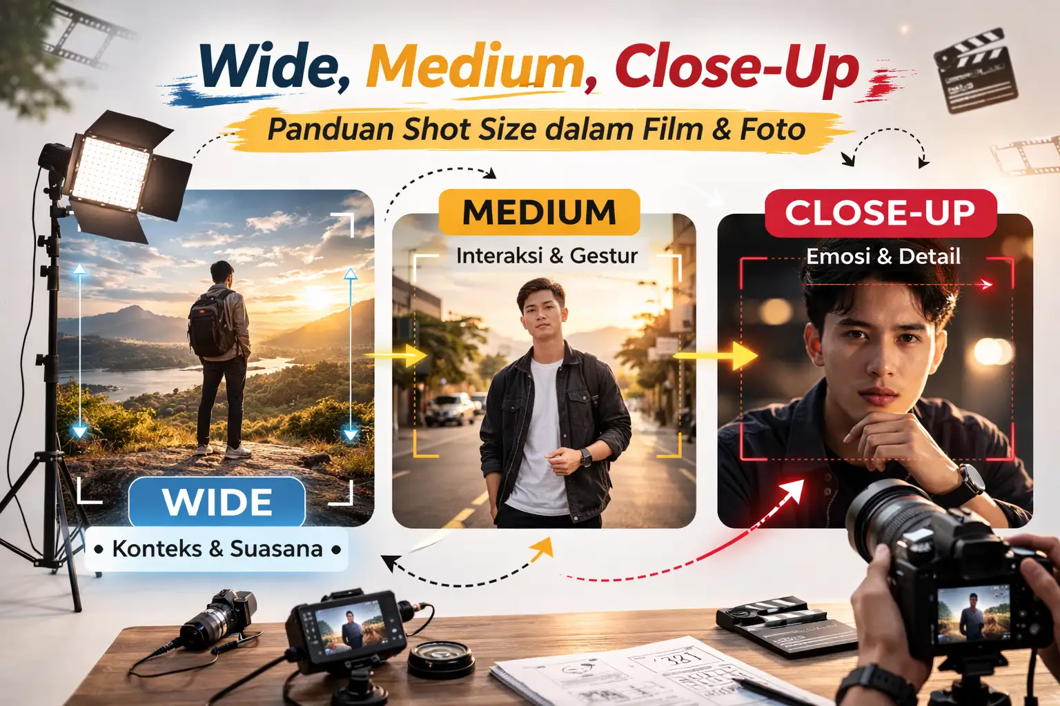 Panduan Shot Size Dalam Sinematografi