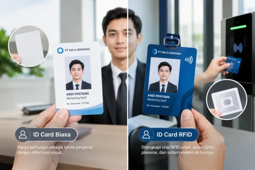 Perbedaan ID Card RFID dan ID Card Biasa